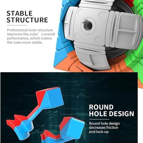 LiangCuber Moyu Meilong 6x6 Speed Cube Stickerless,Meilong 6 V2 Upgraded Version Puzzle Cube Education Toys Magic Cubes - Image 2