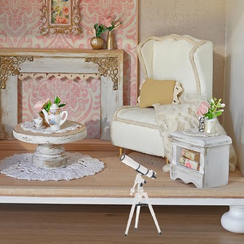 BESPORTBLE Miniature Telescope for Dollhouse Accessories 1:12 Scale Dollhouse Decor Kids Toy Tiny Telescope for Home Decoration Miniature Scene Accessories for Children - Image 5