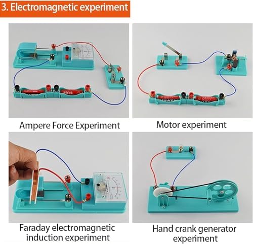 The Principle of Electric Bell Solar Panels Series Circuit Ampere Experiment One-Way Conductivity of Diodes Electromagnetic Electrical Experiment Box - Image 6