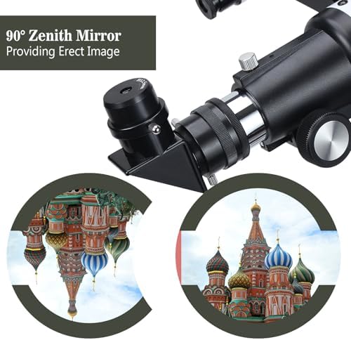 Telescopes, Telescope for Kids and Adults Beginners, 70mm Aperture 400mm Focus Length Refractor Travel Telescope with AZ Mount for Observe The Moon and Landscape - Image 4