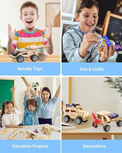 Poraxy 11 in 1 Kids Science Kits Age 8-10, 3D Puzzles Projects STEM Kits for Kids Ages 8-12 6-8 5-7, STEM Toys Robotics Birthday Gifts 7 8 9 10 11 12 Year Old Boys Girls Engineering Building Toys - Image 4