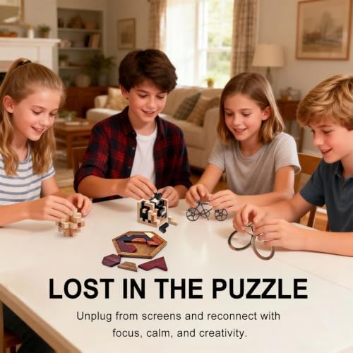 Wooden Puzzles for Adults (Style-B) - Image 4