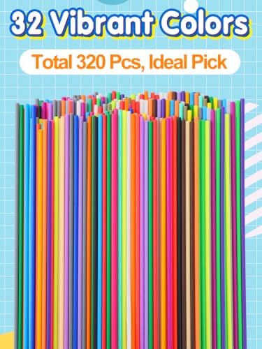 Biubee 2.5mm 32Color 3D Pen Filament Refills Only Fit for 3Doodler Start+ - Image 4