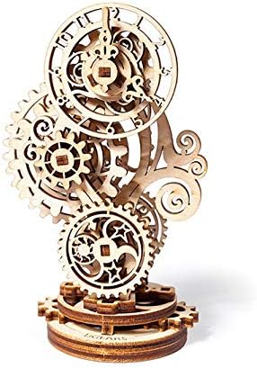 Mechanical UGEARS Wooden 3D Puzzle Model Steampunk Clock Construction Set by UGEARS-ModelingJoy