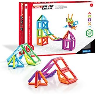 Guidecraft PowerClix Frame Magnetic Building Blocks Set - 26 Piece, Stem Educational Creative Construction Toy by Unknown