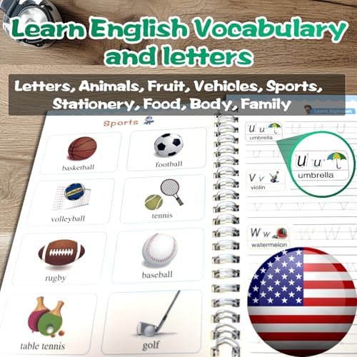 Magic Grooved Writing Practice for Kids - English, Small, 4 PCS - Image 2
