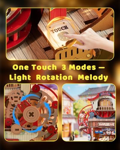 DIY Miniature House Kit Nautical Sushi 3D Wooden Puzzles for Adults - Image 4
