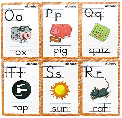 26 Alphabet Flash Cards for Kids | 26 Letters Flash Cards Perfect for Preschool to Kindergarten, Teacher/Autism Therapists Tools - Image 5