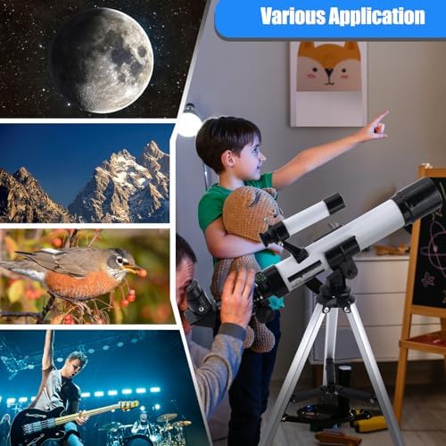 Telescope for Kids & Beginners 40mm Aperture 400mm AZ Mount - Image 6