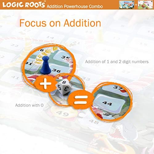 Addition Game - Fun Math Board Game for 7-9 Year Olds, Easy Start STEM Toy with Addition of 2 & 3 Digit Numbers (Ocean Raiders + Moutain Raiders) - Image 2