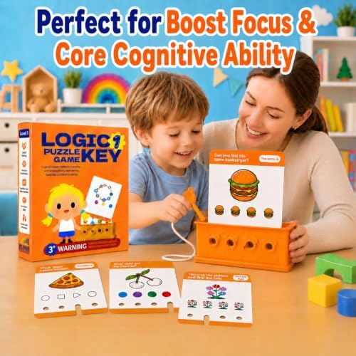 Xuoent Preschool Learning Toys for Kids Ages 3-8+, Montessori Logic Toys - Image 3