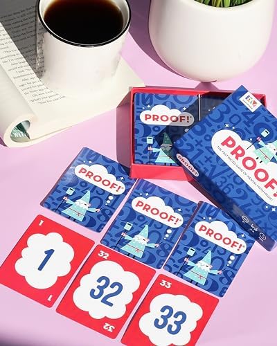 Evermade Proof! and Adsumudi Math Games Bundle - Fast Paced, Fun Card Games to Improve Mental Math Skills for Kids Ages 8-12 - Image 2