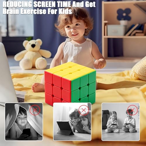 Giant Magic Cube 3x3, 18CM Extra Large Stickerless Puzzle Cube for All Ages - Image 3