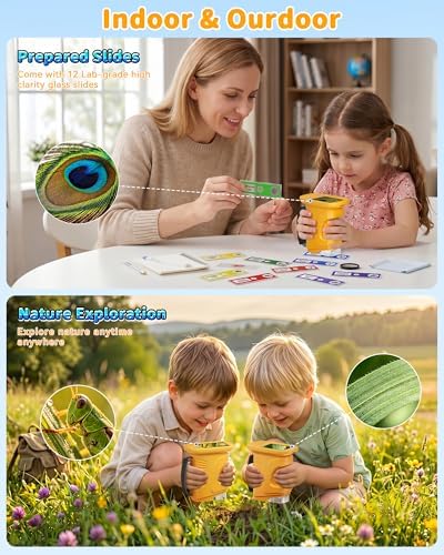 1000X Handheld Microscope for Kids, 4K Digital Kids Microscope Science Kits - Image 6