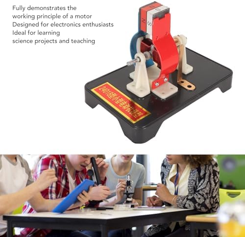 Fabater DIY DC Electric Motor Model Assemble Kit, 1.5V-6V Working Voltage Simple Motor Model, Educational Science Project Kit with Plastic Copper Materials for Kids Students Physics - Image 4