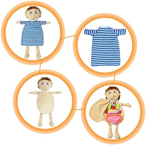 KAKIBLIN Human Body Plush Toy with Removable Organs for Toddlers Learning - Image 6