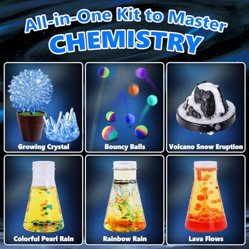 UNGLINGA 250+ Science Experiments Kits for Kids, Chemistry Set - Image 4