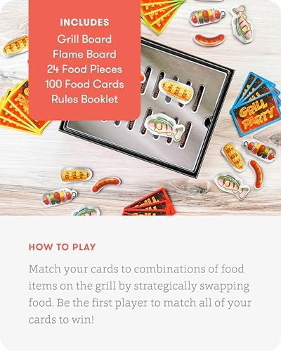 SimplyFun Grill Party - A BBQ Algebra Game for 3rd Grade Math - Engaging and Educational Math Games for Kids Ages 8-12 - 2 to 5 Players - Ages 8 & Up - Image 4