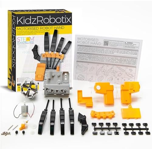 4M KidzRobotix Motorized Robot Hand DIY Science Kit & Mechanical STEM Toy - Image 4