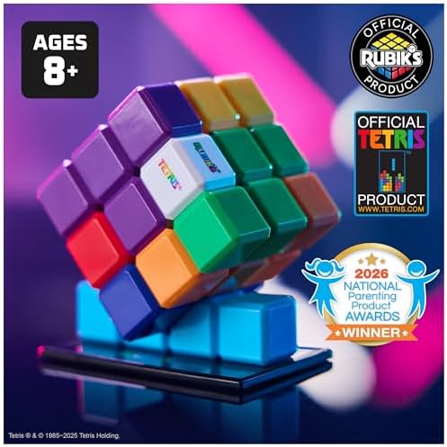Rubik's Cube Tetris Edition 3x3 Cube Shapeshifting Puzzle Game Brain Teaser - Image 2