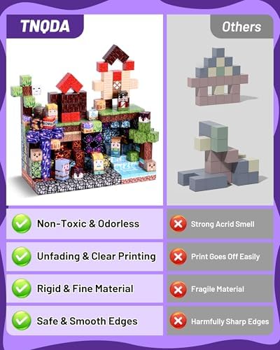 330PCS 0.8in Magnetic Blocks STEM Toy for Toddler Boys Girls Ages 3-12 - Image 4