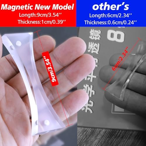 STEM Magnetism Physics Optical Experiment Set,Magnetic Convex Lens Concave Mirror Reflector Refraction Triangular Prism Light Source Learning Science Teaching Equipment for Teacher Student - Image 4