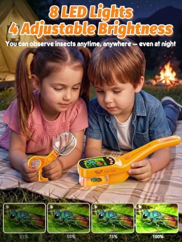 Acoath Microscope for Kids, Bug Catcher, 2.4" IPS Screen Bug Catching Kit - Image 5