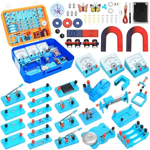 79PCS Magnet Science Kit for Kids Ages 8-16, Ultimate Physics Lab by RANSANX