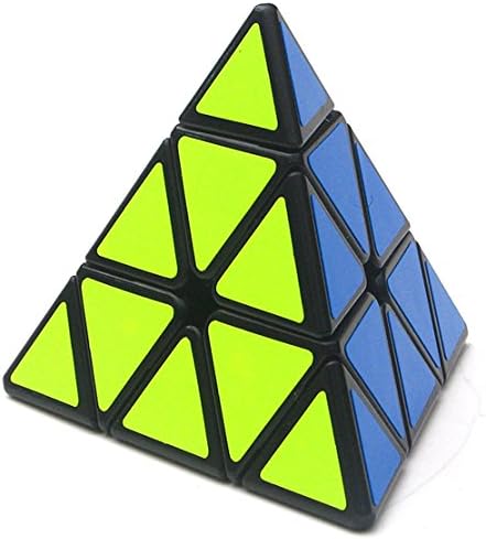 TANCH QIYI Pyramid Speed Cube 3X3 Triangle Magic Cube Puzzle Toy (Black) - Image 5