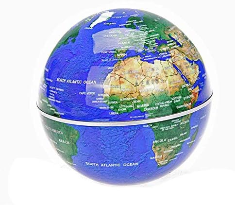 Magnetic Levitation Floating Globe World Map with C Shape Base (Blue 3" Globe) - Image 5