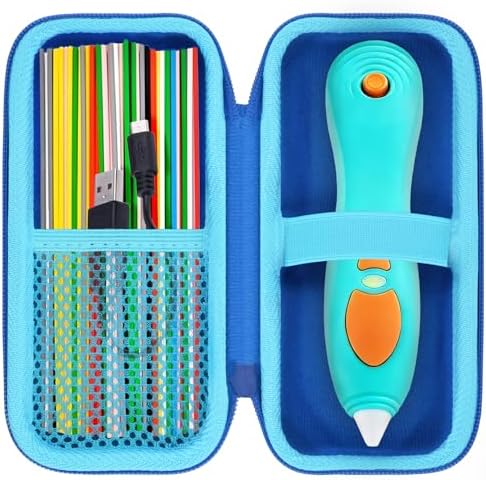 Aenllosi Hard Case for 3Doodler Start+Essentials 2024 3D Pen, Blue by Aenllosi