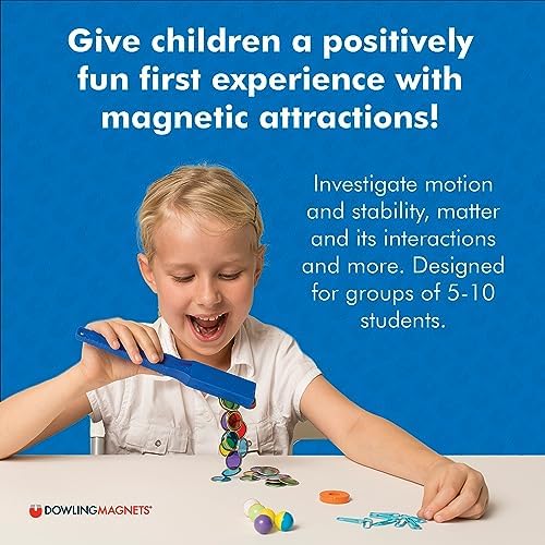 Dowling Magnets Classroom Attractions Comprehensive Magnet Lab: Level 2, Grades 1-3 (Ages 6-9). Classroom Magnets/Science Kit/STEM Kit/Kids Magnets for Classroom/Science Experiments. Item 731302. - Image 6