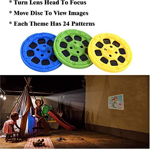 Georgie Porgy Children Projector Toys Educational Science Set Wall Ceiling Tent Torch Flashlight for Kids Gifts for Boys Girls (Mermaid) - Image 6