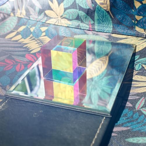 CMY Mixing Color Cube, 50mm Acrylic Prism for Desktop Decoration - Image 5