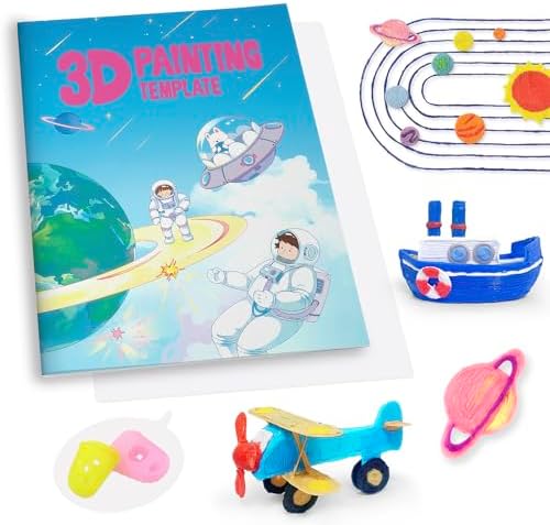 SONGTIY 3D Painting Drawing Book, 40 Patterns Painting Graffiti Template by SONGTIY
