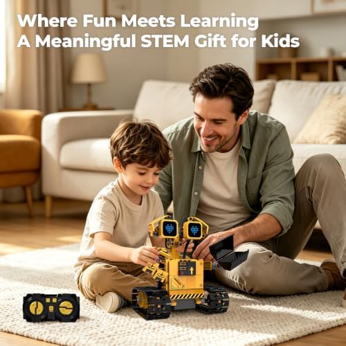 Remote Control Robot Building Kit STEM Gift for Boys Ages 8-14 - Image 2