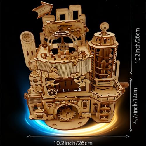 Wooden 3D Puzzle for Adults DIY Model Kits Wood Mechanical Crafts Set to Build Gift for Women Men Age 14+ Years Old - Image 3