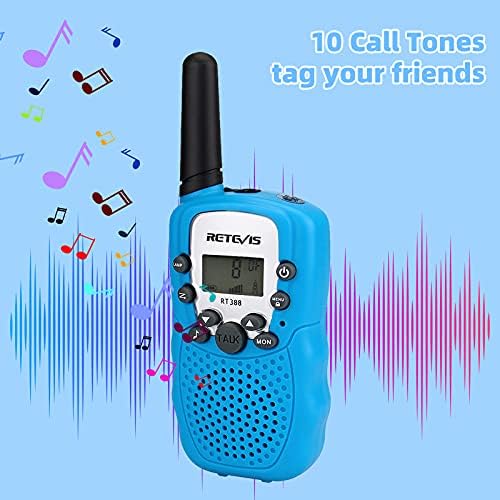 Retevis RT388 Blue Walkie Talkies for Kids Gifts Toys for 6 7 8 9 12 Year Old Boys Bundle with EZTalk 80 Walkie Talkies for Kids, Science STEM Kits DIY Electronic Toys Christmas Birthday Gifts - Image 4