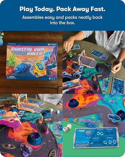 SimplyFun Crystal Cup Rally - Educational Kids Game - Develops Reasoning Skills, Planning, & Strategic Thinking - 2-5 Players, Ages 7 & Up - Image 3