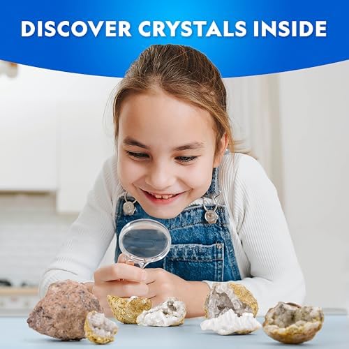 National Geographic Break Open 4 Geodes Earth Science Kit for Kids - Image 2