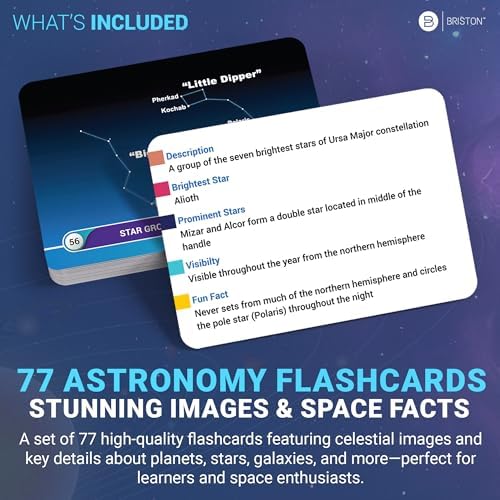 Astronomy Flash Cards – 77 Space Facts, Solar System, Stars & Galaxies - Image 4