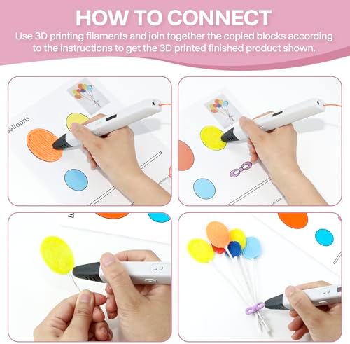 3D Pen Printing Templates, 20 Sheets Printer Drawing Graffiti - Image 5