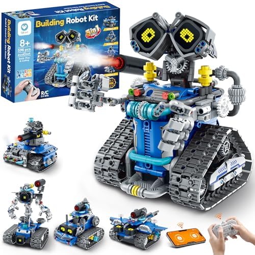 Bundle - 2 Items: Sillbird 12-in-1 Solar Robot Toys & Robot Building Kit with Remote Control for Boys Ages 8-14, Birthday Creative Gifts for Kids, Christmas STEM Robotics Technic Toy - Image 7