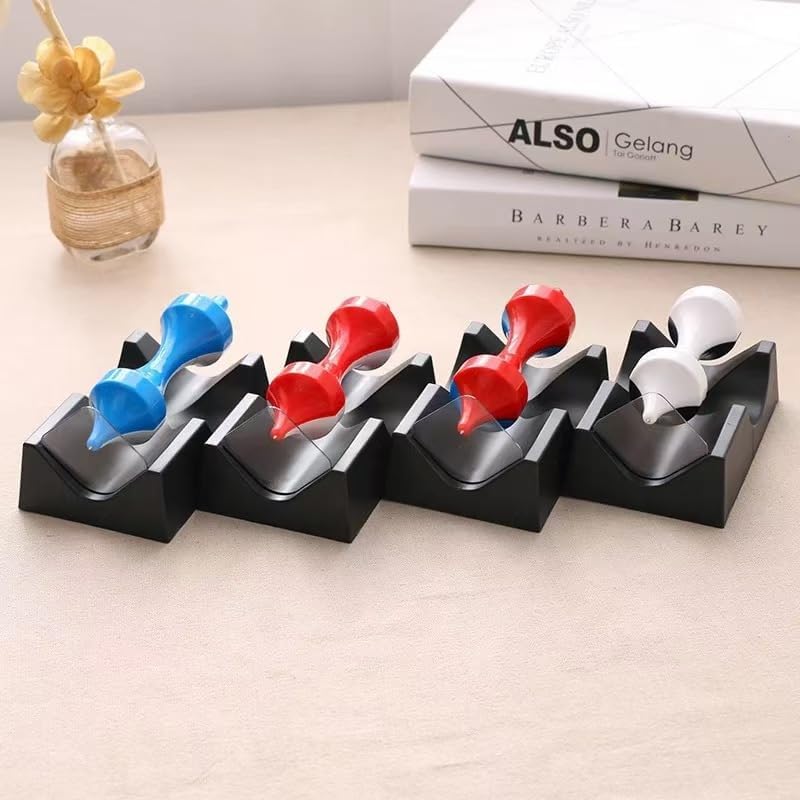 Magnetic Levitation Gyroscope, Desktop Physics Educational Model, Scientific Demonstration Display, Set of 4 Colors，Desktop Ornaments, Decompression Entertainment (Red and Blue) - Image 5