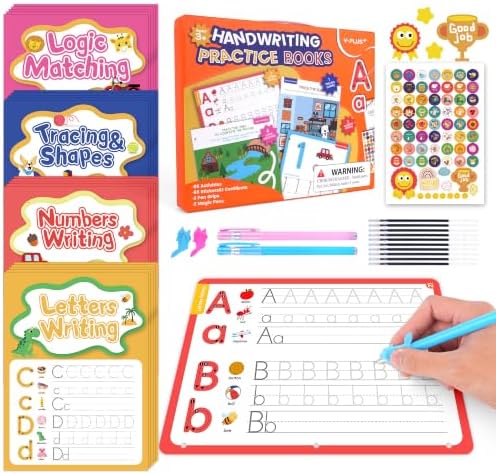 YPLUS Magic Grooved Writing Practice Books for Kids Ages 3-8 by YPLUS