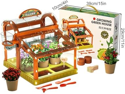 Gardening Greenhouse Growing Kit, with an Irrigation System,Growth Lights - Image 5