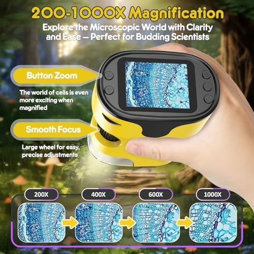Kids Digital Microscope Science Gift: Complete STEM Toy Kit for Ages 4-12 - Image 2