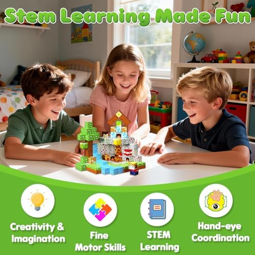 Magnetic Blocks, 100PCS Building Cubes, Boys Kids Gifts Toys - Image 6