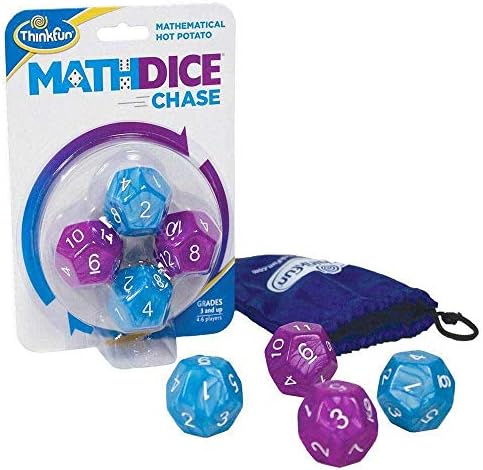 ThinkFun Math Dice Chase - The Fun Game of Mathematical Hot Potato, Invented by a Math Teacher by Unknown