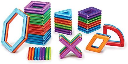 Guidecraft PowerClix Frames Magnetic Building Toys Set - 48 Piece, Stem Skills Development Toy - Image 2